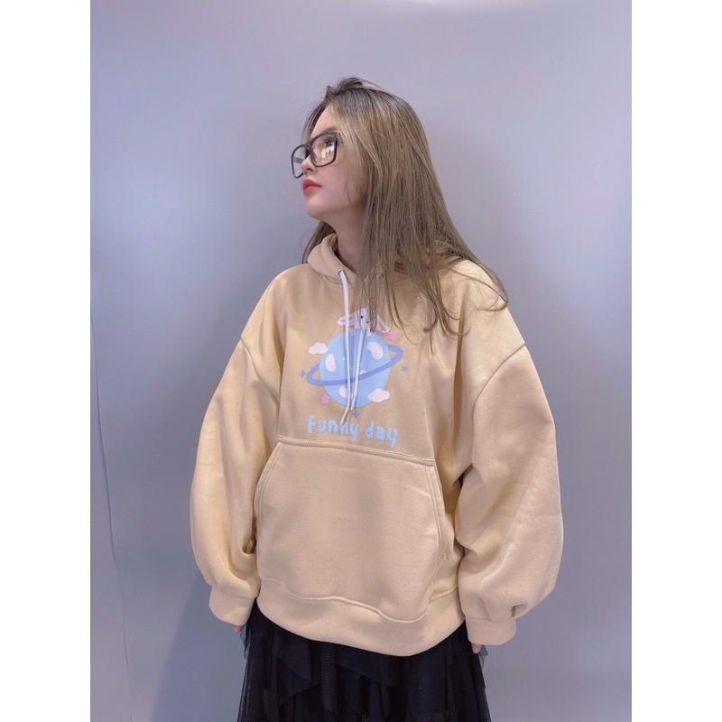 Áo hoodie nam nữ ulzzang tay phồng