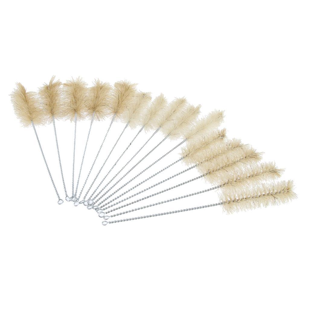 Set Of 15 Pieces Test Tube Brushes Brush Cleaning Tool 3 Sizes S/M/L