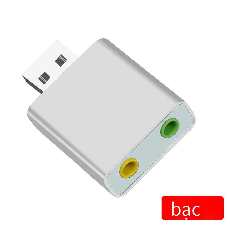 Giá thấp nhất card âm thanh USB card âm thanh bên ngoài máy tính để bàn chủ máy tính xách tay giao diện chuyển đổi dòng chuyển đổi âm thanh độc lập bên ngoài