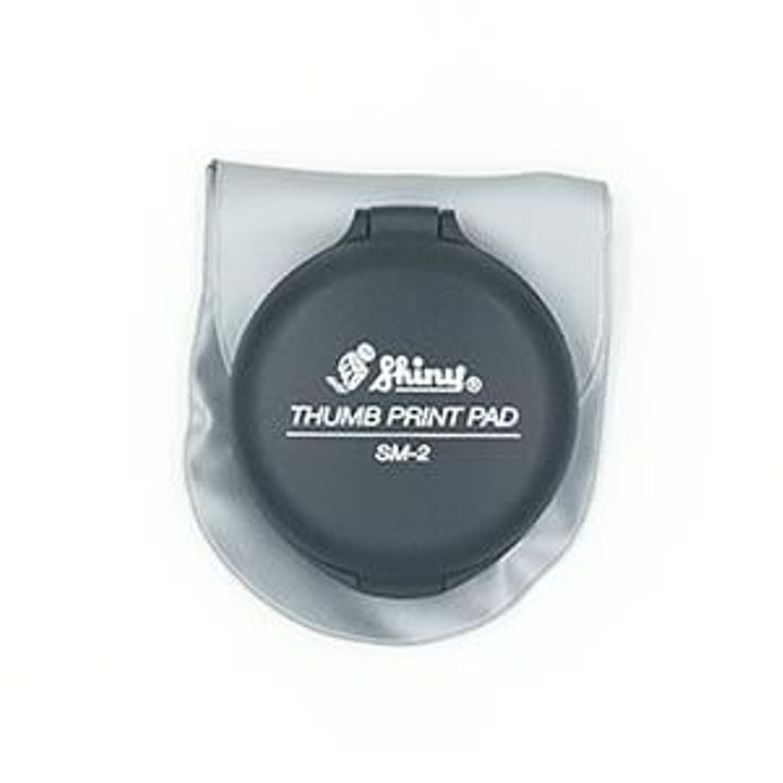 Khay mực lăn tay tròn Shiny - SM2