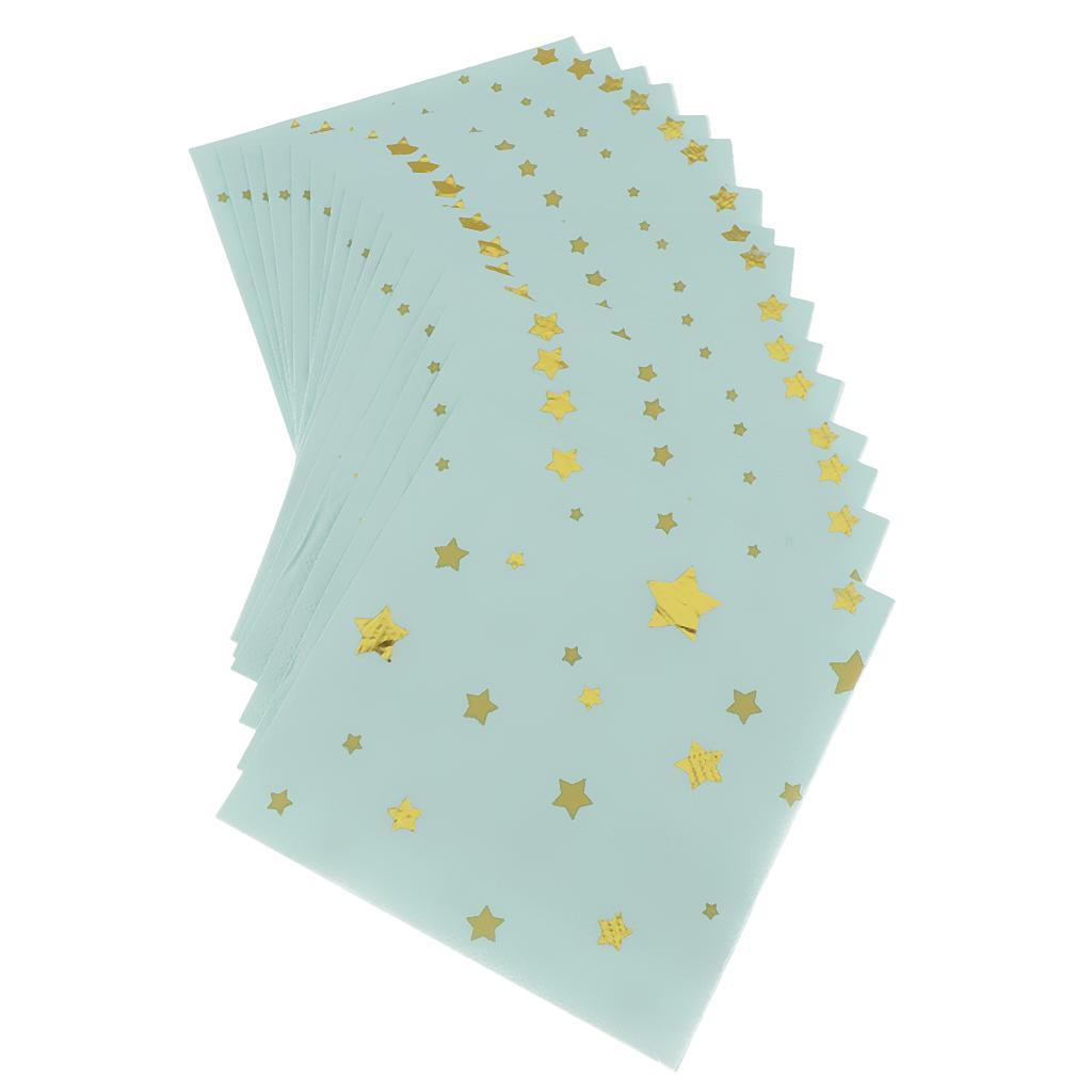 36pcs Star Disposable Paper Napkin Cups Plates for Party Table Decor Blue