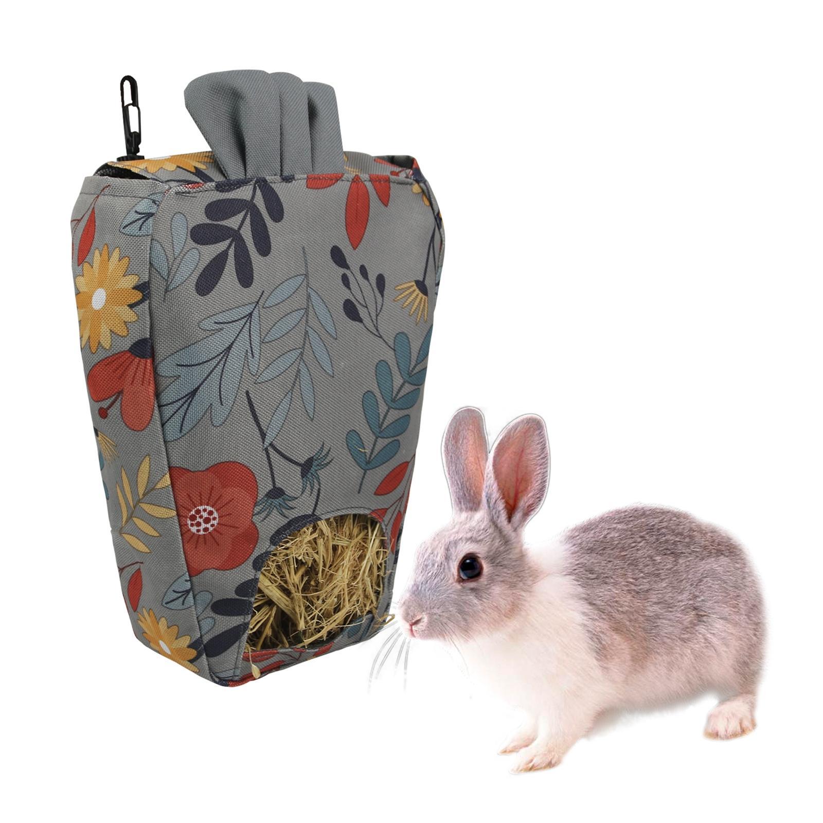 Hay Bag Durable Guinea Pig Hay Feeder for Small Animals Chinchilla Rabbit