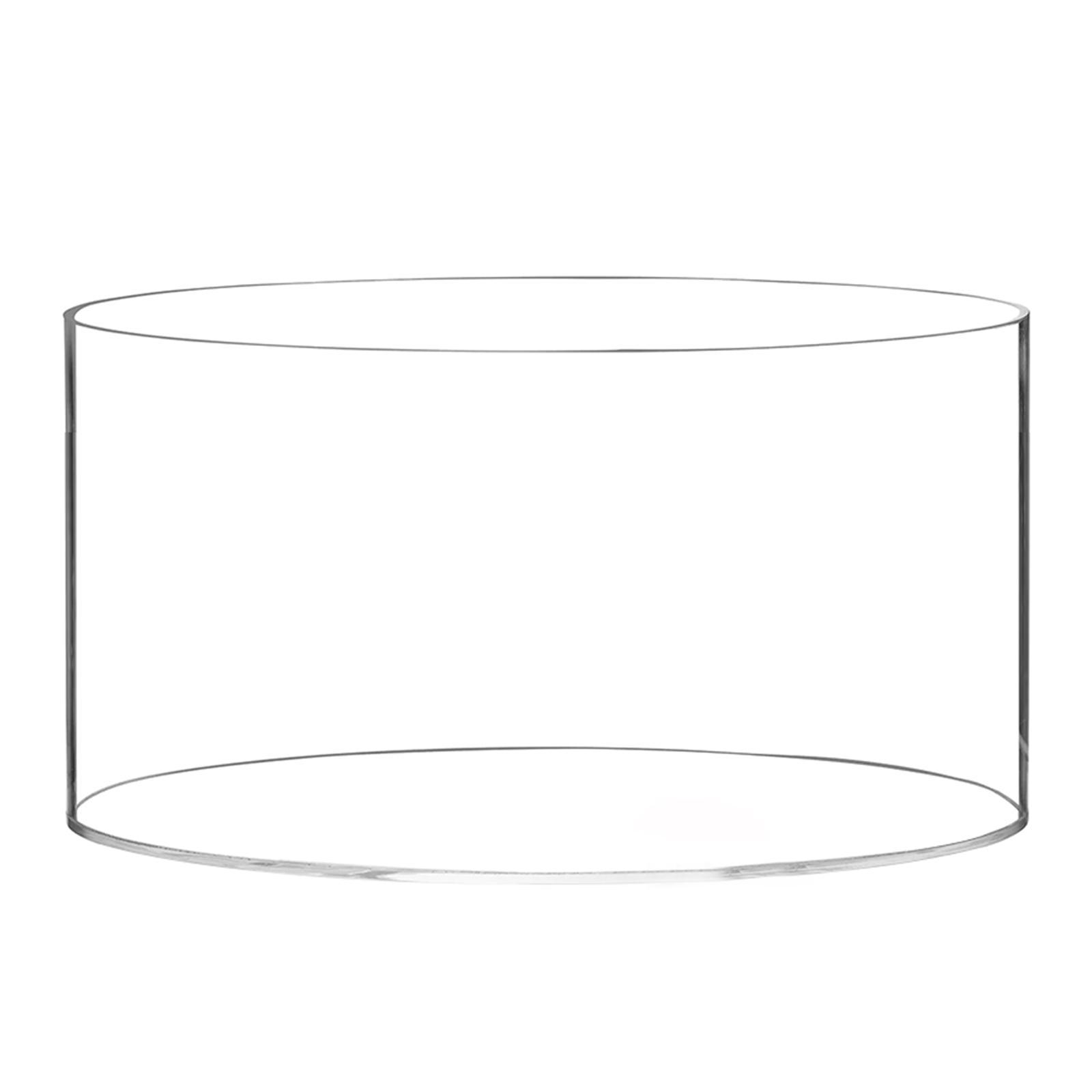 Acrylic Vase Clear Modern Flowerpot Round Planter for Gift Weddings Birthday