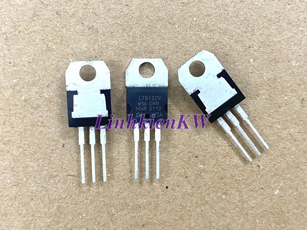 5 con IC Nguồn L7812CV L7812 7812 Mới 100%