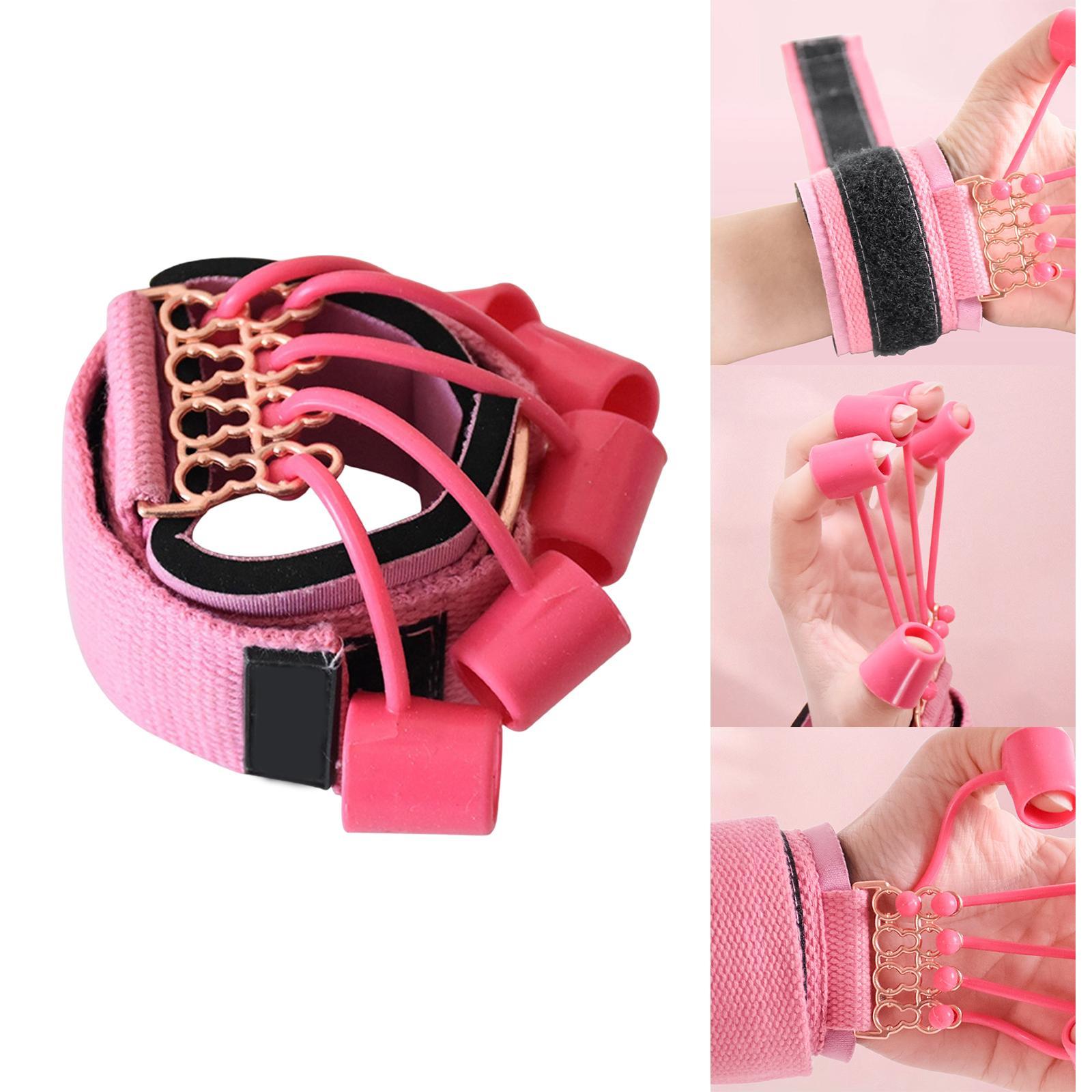 Grip Strengthener Finger Resistance Band Fitness Finger Exerciser Stretcher for Pianist