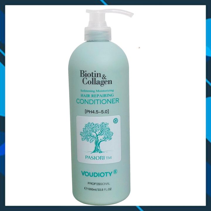 DẦU XẢ VOUDIOTY ANTI-DANDRUFF BIOTIN & COLLAGEN XANH BIỂN MỀM MƯỢT NGĂN GÃY RỤNG CHO TÓC GÀU NGỨA 1000ML