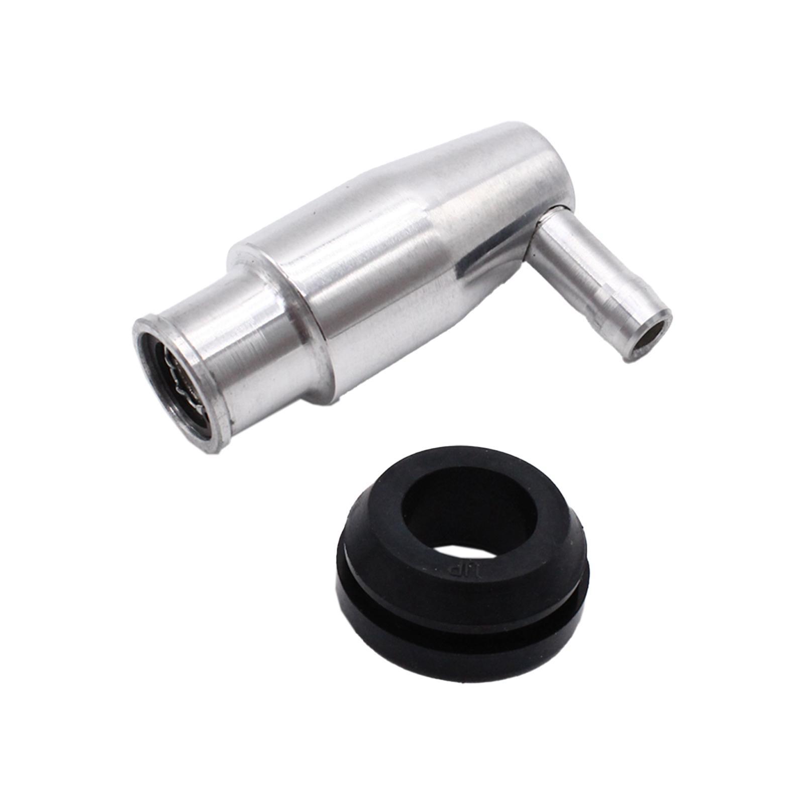 Polished Aluminum Cover Mini Pcv Breather Easy Installation Accessory