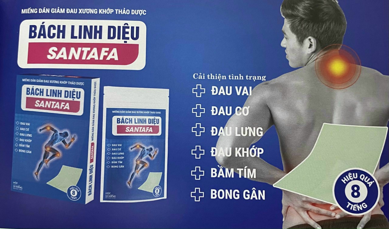 Miếng Dán Giảm Đau Nhức Lưng Cổ Vai Gáy Đau Nhức Cơ Xương Khớp ( Hộp 10 miếng )