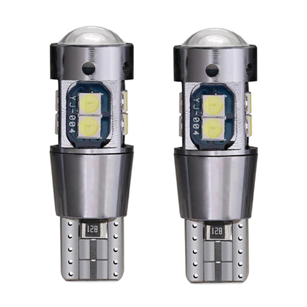 Pair T10-3030-10SMD 6000K White 1200LM LED Reading Light Bulbs Kit