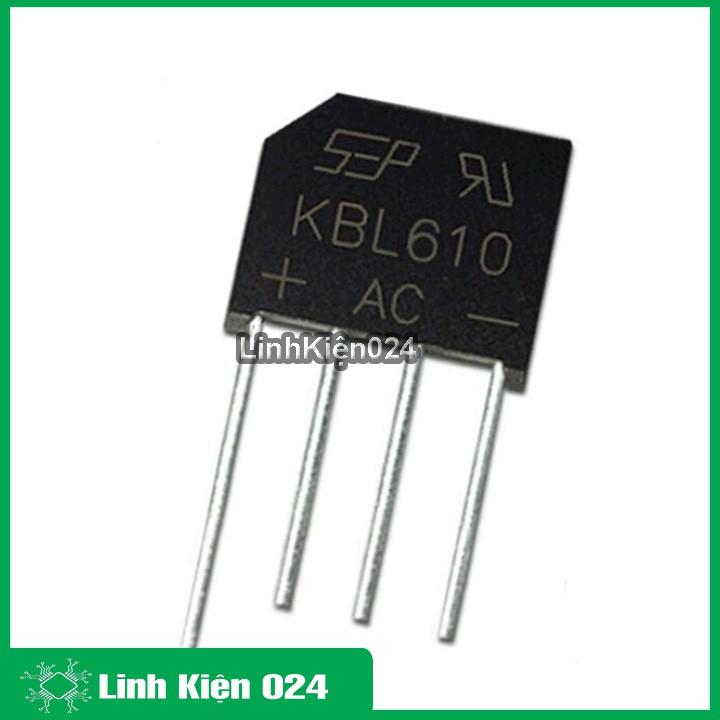 DIODE CẦU 6A KBL610