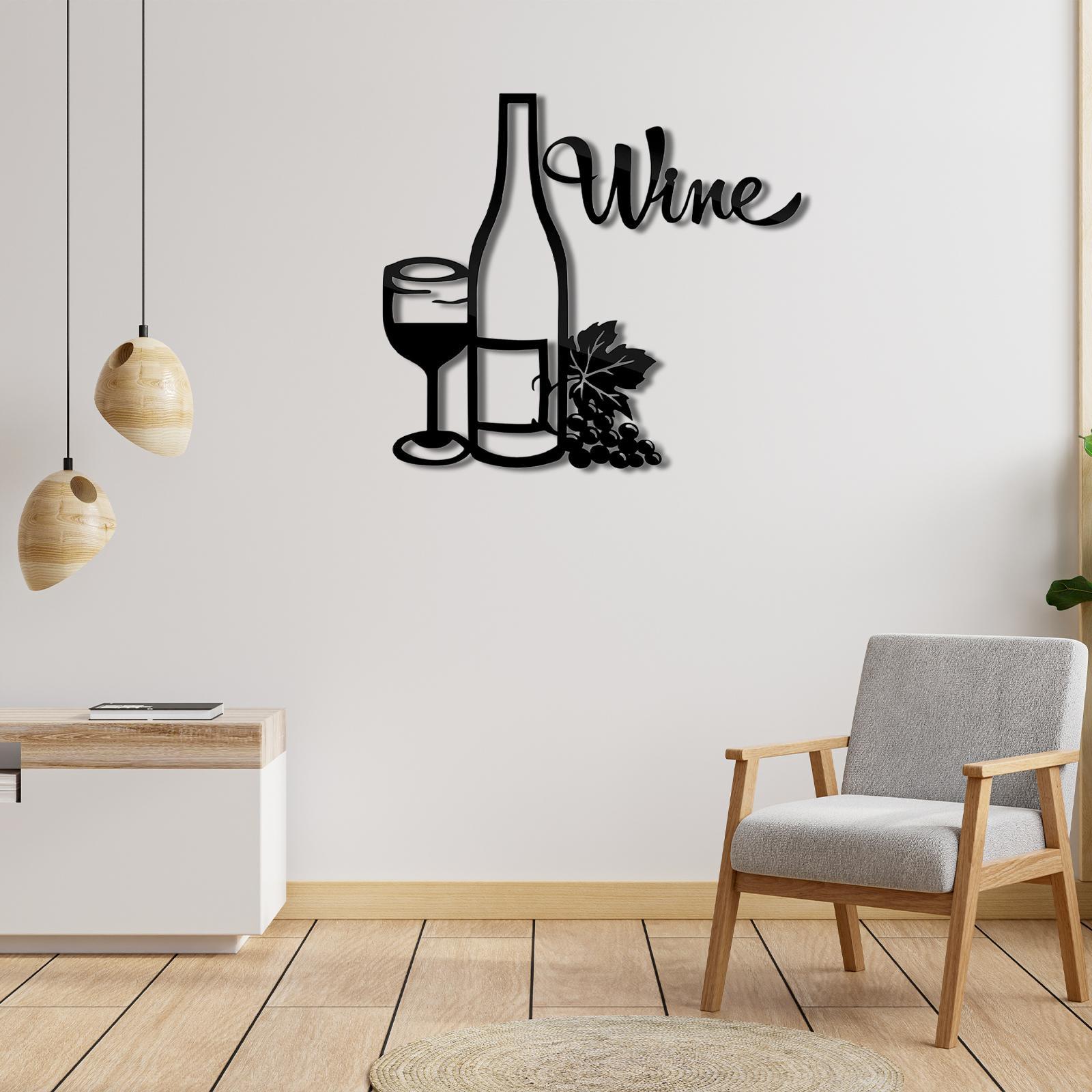 Metal Wall Decor Wall Hanging Sculptures for Office Restaurant Decoration