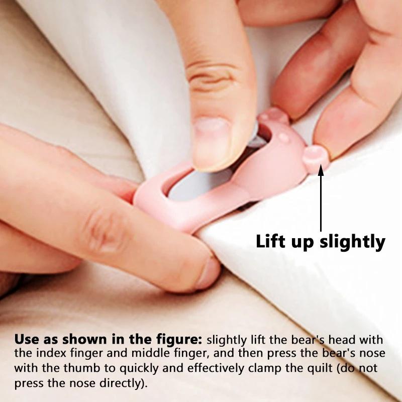 Kẹp Cố Định Ga Giường Hình Gấu Dễ Thương Xinh Xắn