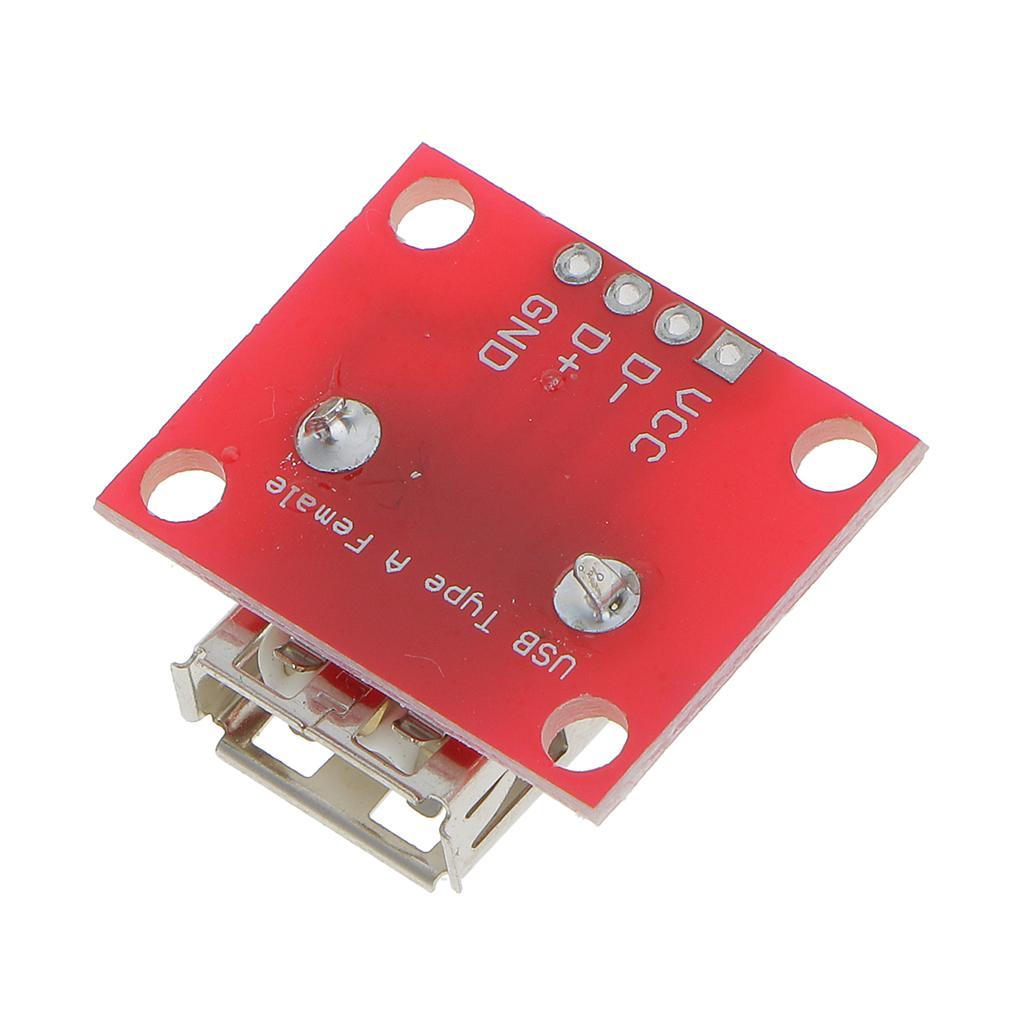 USB Type A Female Connector Breakout Charging Charger Board Module 5V Power