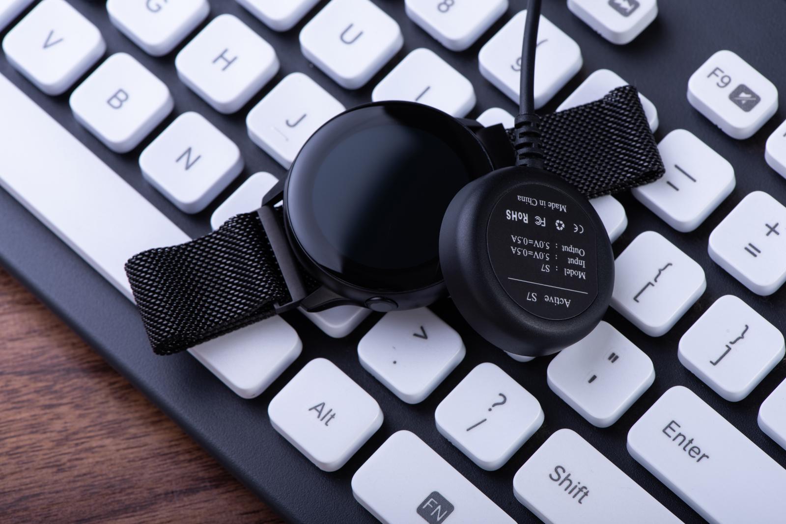 Đế Sạc Đồng Hồ Thông Minh Nhỏ Gọn Chất Lượng Cao Cho Samsung Galaxy Watch 3 41mm 45mm