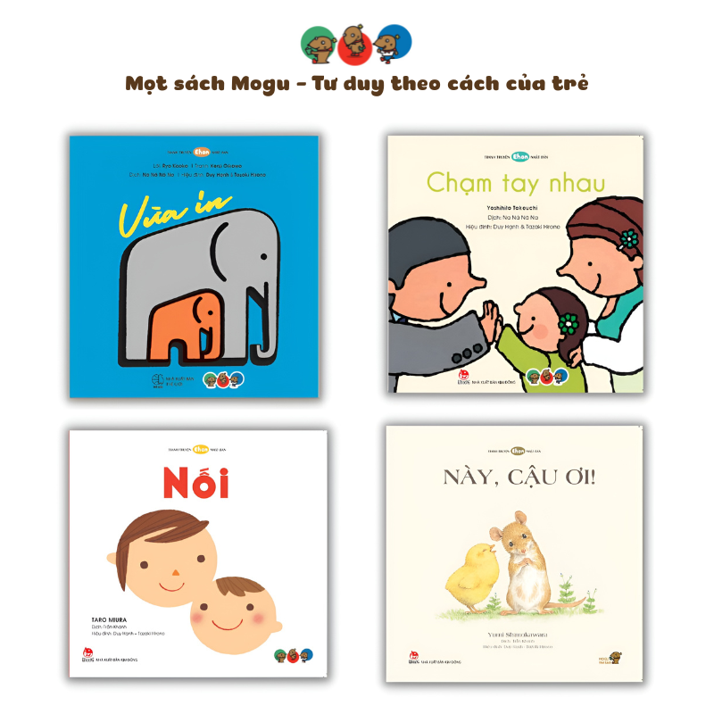 Sách Ehon Nhật Bản cho bé 0-2 tuổi - Combo em bé biết yêu thương