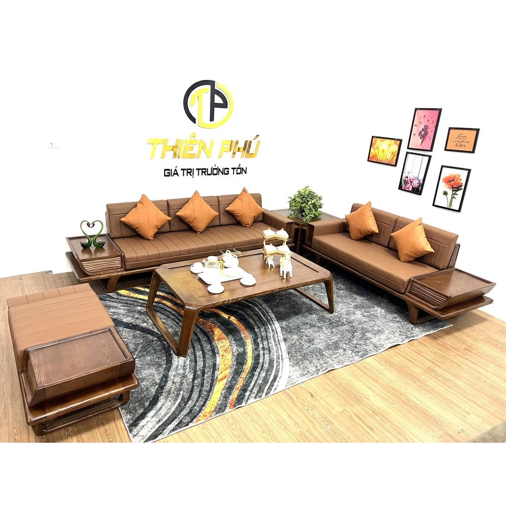 Sofa Lotus gỗ sồi thiết kế sang trọng hiện đại