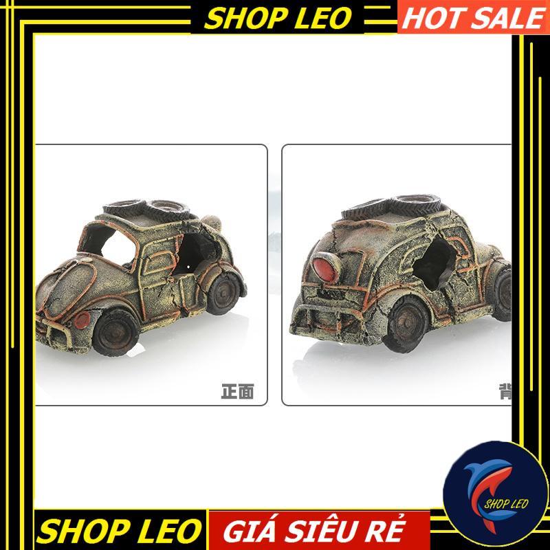 Mô hình ô tô trang trí - phụ kiện trang trí bể cá - hang tép - phụ kiện thủy sinh - hồ cá cảnh - shopleo