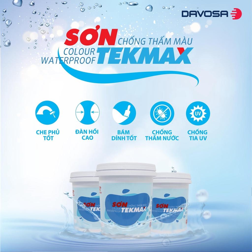 Sơn chống thấm màu tường đứng DAVOSA TEKMAX