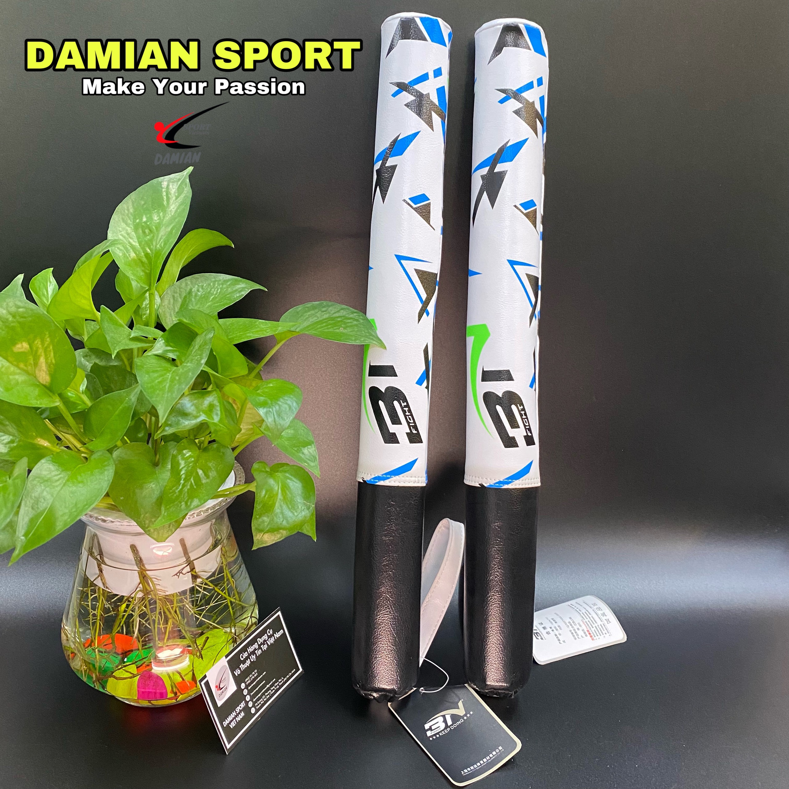Gậy Tập Phản Xạ Boxing Cao Cấp, Chính Hãng BN, Cao su bọc da PU, kích thước 45cm x 5cm, Hạn chế chấn thương, Phản xạ nhanh