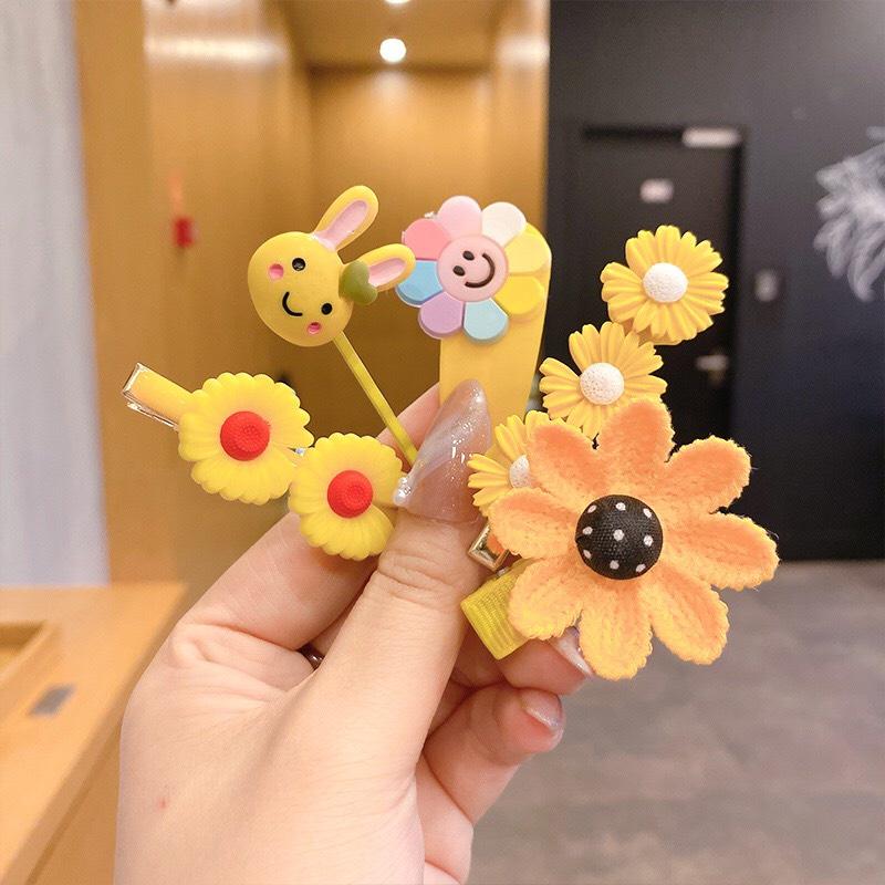 Set Kẹp Tóc 14 Món Nhiều Hình Kute Cho Bé Gái siêu cute, dễ thương