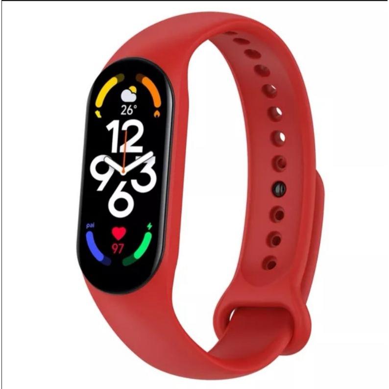 Dây Đeo Cao Su Thay Thế Cho Xiaomi Mi band 7 Siêu Mềm