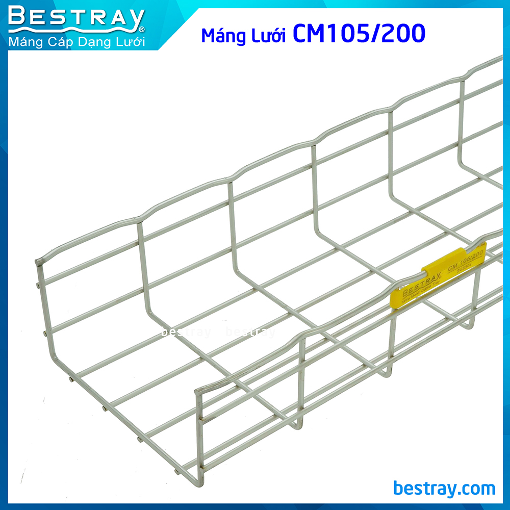 Máng Cáp Dạng Lưới Inox 304 - Thép | Các Loại Máng Lưới Bestray| Mã SP CM105