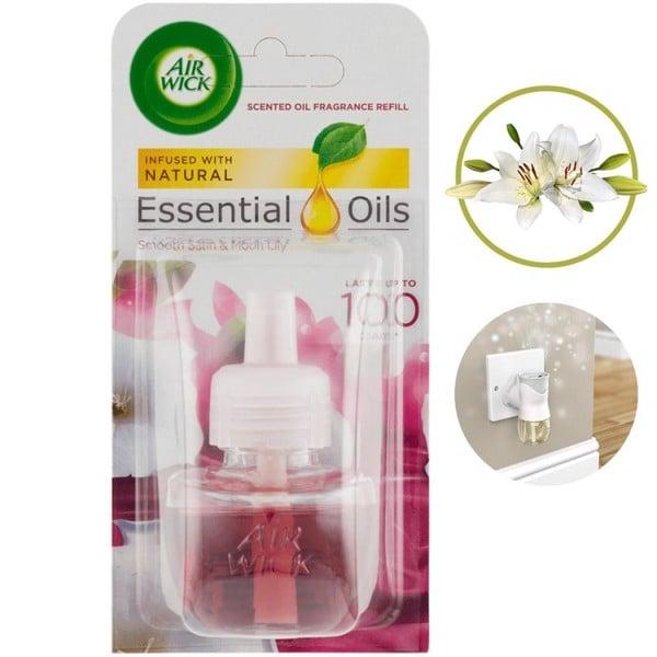 Chai tinh dầu cắm điện Air Wick Refill AWK3158 Fresh Raspberry &amp; Blooming Citrus 19ml (Hương hoa cam, quả mâm xôi), sử dụng điện 220V