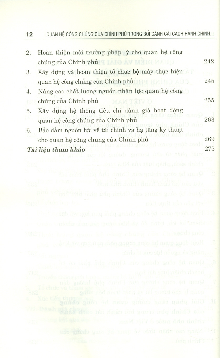 Quan Hệ Công Chúng Của Chính Phủ Trong Bối Cảnh Cải Cách Hành Chính Nhà Nước Ở Việt Nam