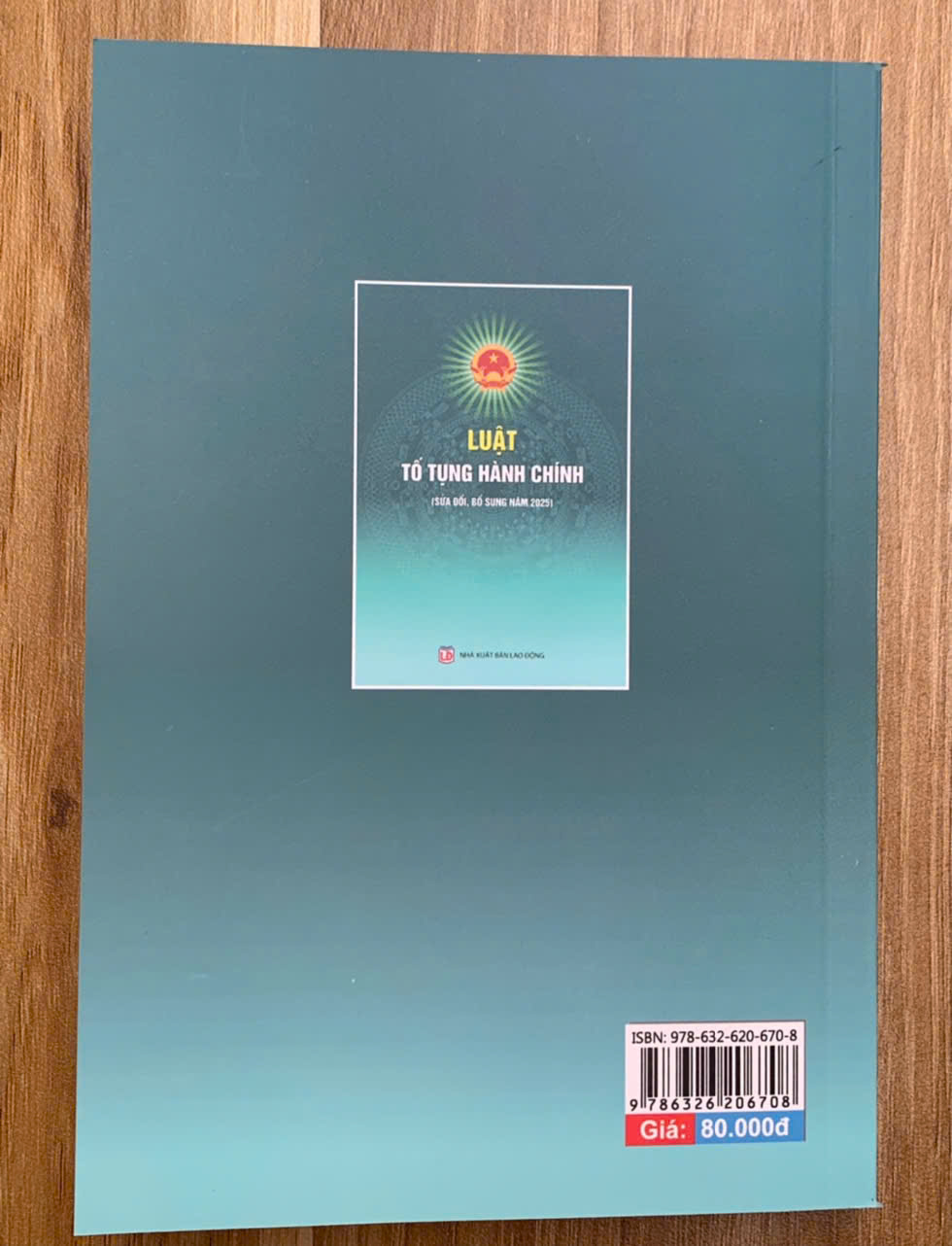 Luật Tố tụng Hành chính (Sửa đổi, bổ sung năm 2025)
