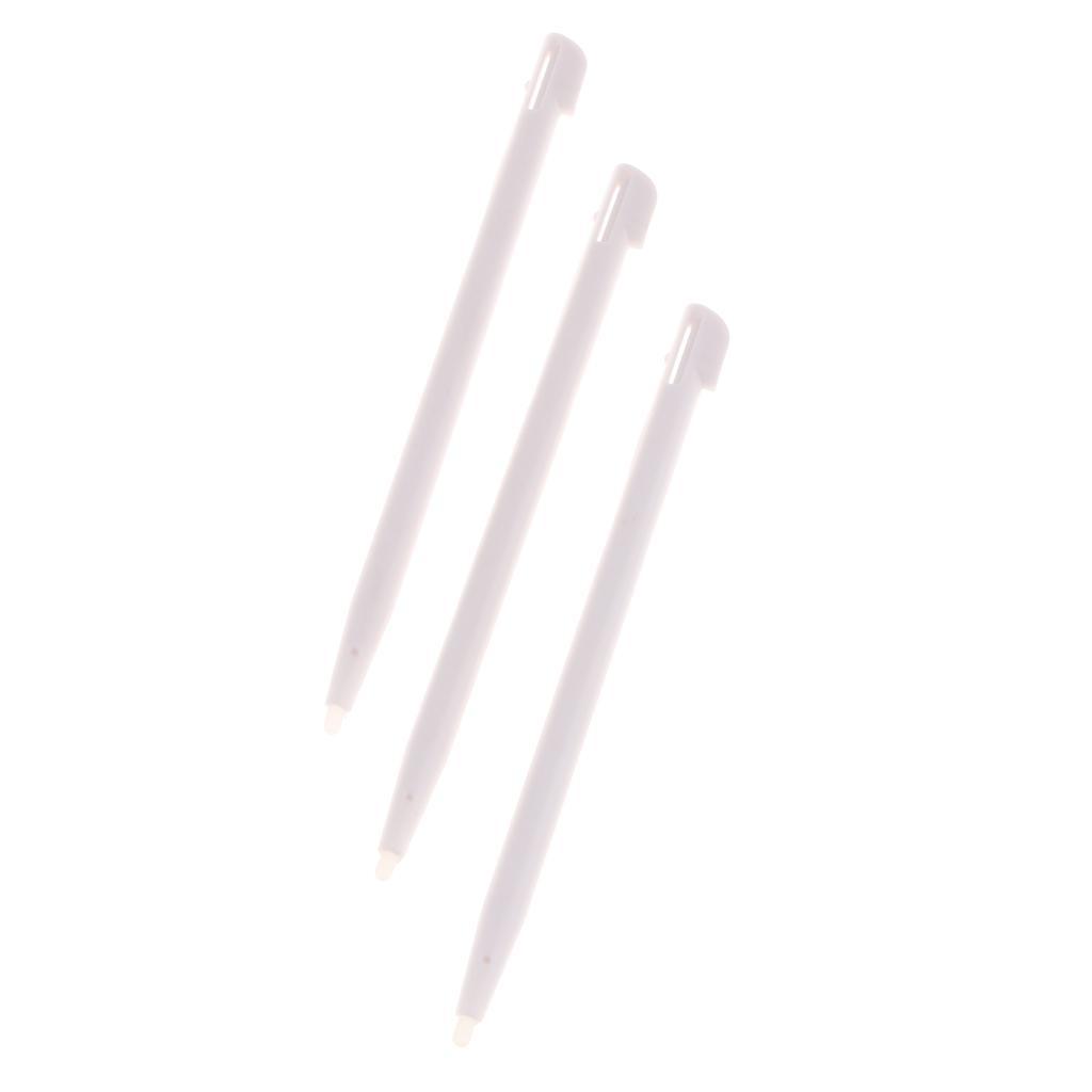 6pcs Slot in Touch Screen Pen Stylus Resistive for Nintendo 2DS White+Blue