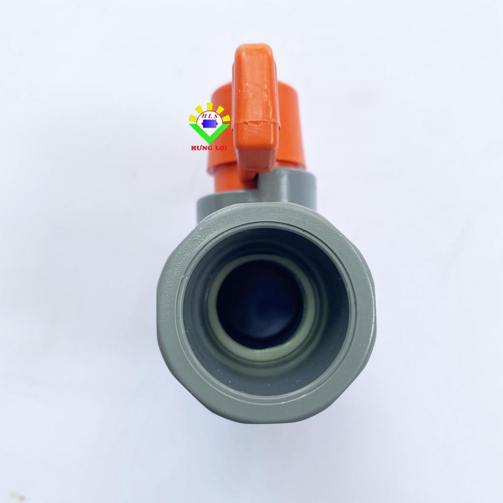 Van nhựa khóa nhựa phi 27 và phi 34 - Phụ kiện ống nhựa PVC