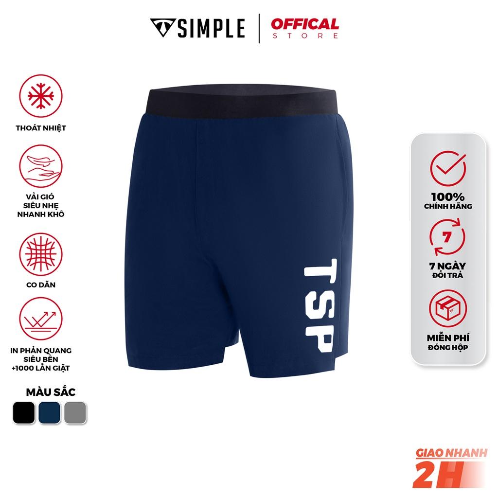 Quần Đùi Nam TSIMPLE Short Thể Thao tập gym vải thun lạnh thoáng mát co giãn thoải mái vận động QGDP2