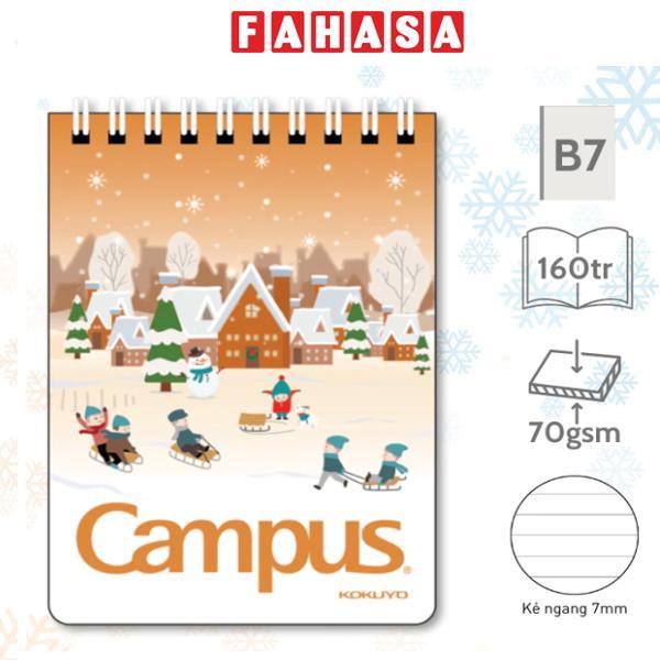 Sổ Lò Xo Giáng Sinh - Kẻ Ngang - 160 Trang 70gsm - Campus RN-B7L160WL03