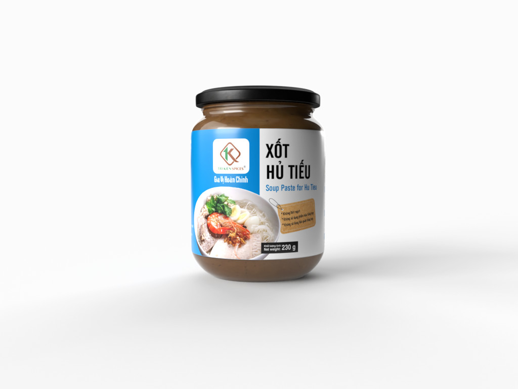 Gia Vị Hoàn Chỉnh Cao Cấp Xốt Hủ Tiếu Tri Kien Spices 230gram