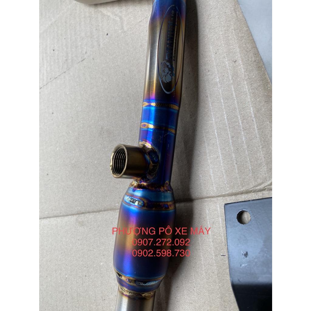 Bộ Cổ titan Xịn+Pas Inox gắn PÔ lon 4road & DranTurismo dành cho SH Ý và DyLan