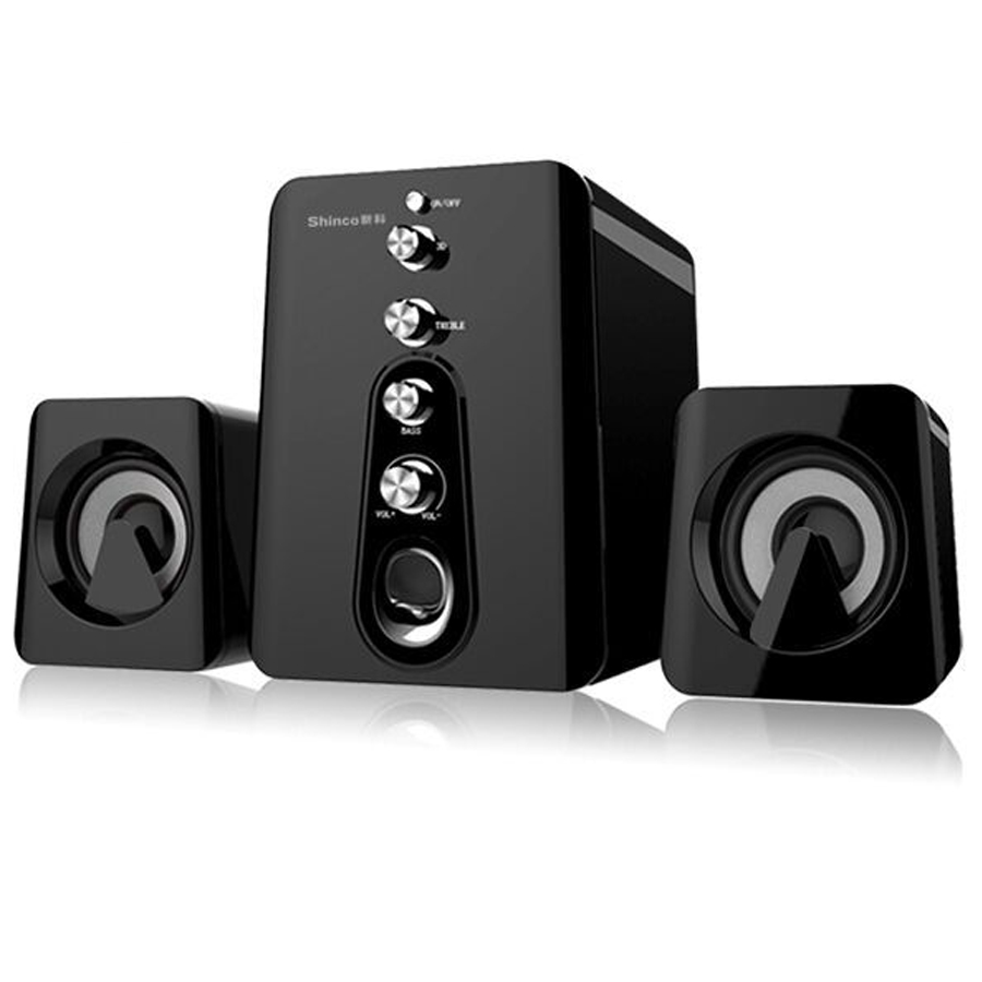 Bộ Loa Máy Vi Tính Để Bàn 2.1 Âm Thanh 3D Shinco HC-807 - Hàng Chính Hãng