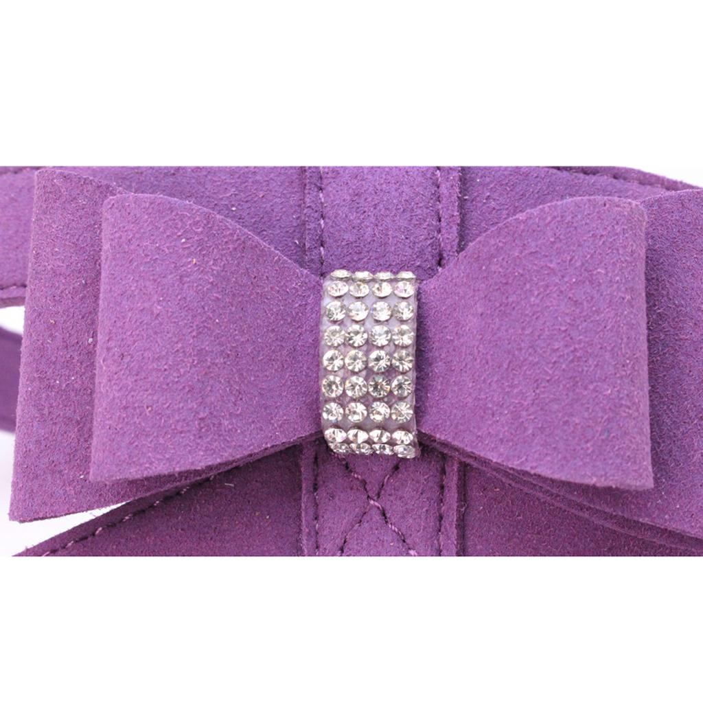 Puppy Adjustable Chest Strap Belt Harness Dog Walking Vest Harness Purple L