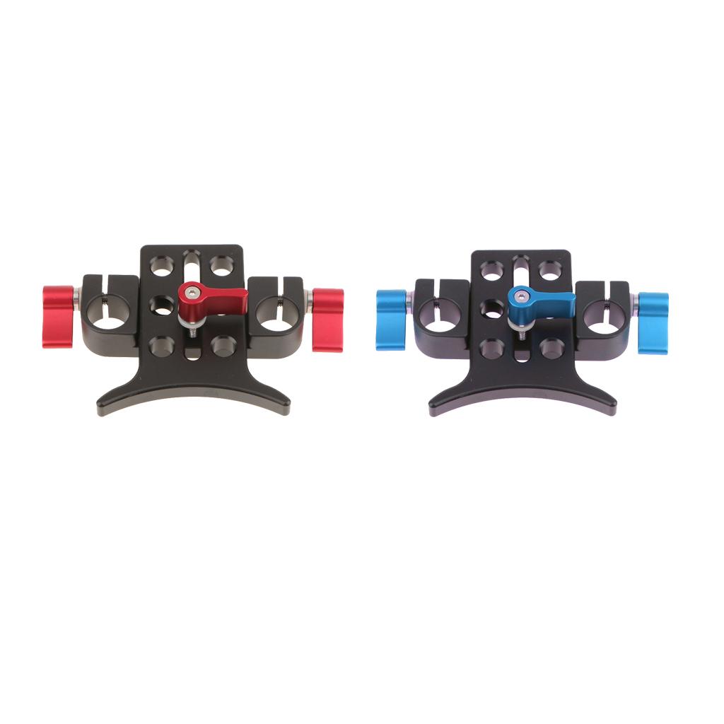 Lens Support Holder Bracket Rod Clamp For 15mm Rod Support Rail Rig