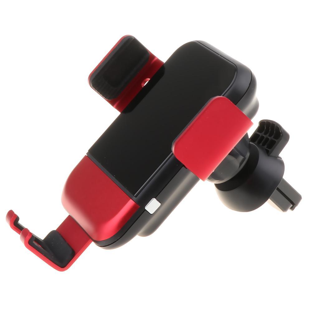 Wireless Car Charger Mount, Air Vent Holder with 10W Qi Fast Charging Function Automatic Clamping Mount
