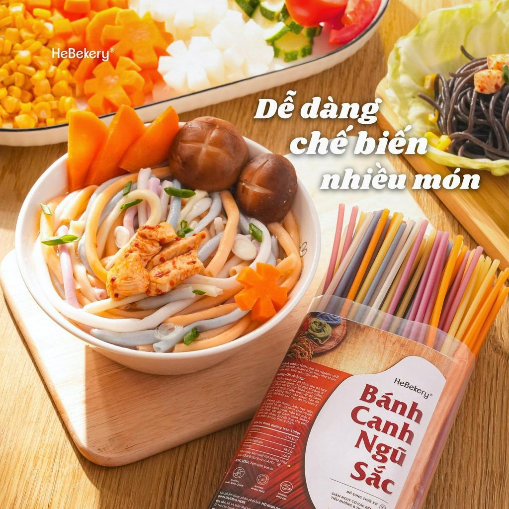 Bánh Canh Ngũ Sắc Tự Nhiên Từ Rau Củ 5 Vị - Bánh Canh Rau Củ Ăn Kiêng Healthy HeBekery by HeBe