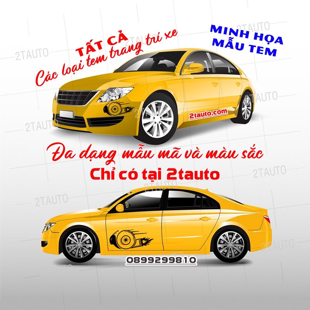 Sticker chữ TURBO tem dán trang trí ô tô xe hơi chống nước, chống phai màu, mẫu mã đa dạng độc đáo - MẪU 3