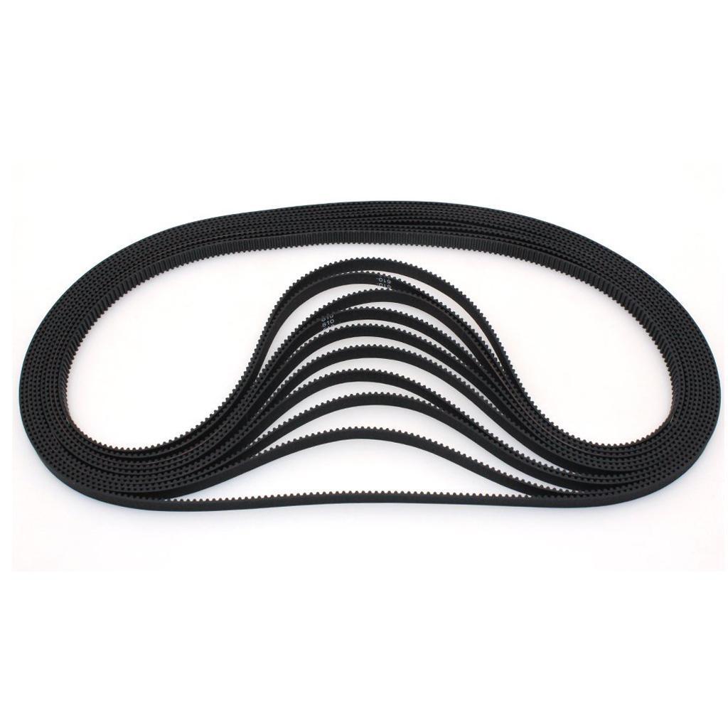 4x Various Size GT2 2mm Pitch 6mm Wide Synchronous Timing Belt 3D Printer Parts