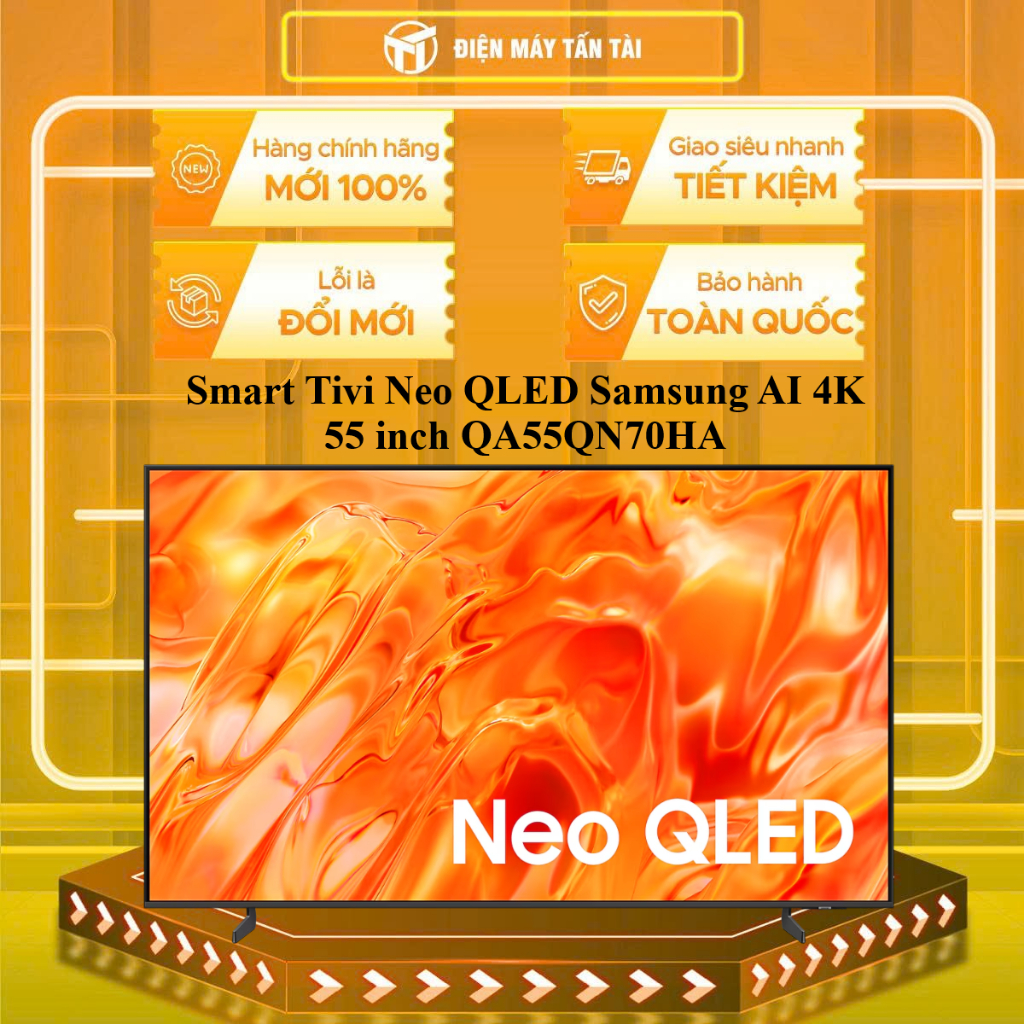 QA55QN70HA -Smart Tivi Neo QLED Samsung AI 4K 55 inch QA55QN70HA RA MẮT 2026 - HÀNG CHÍNH HÃNG - GIAO HCM