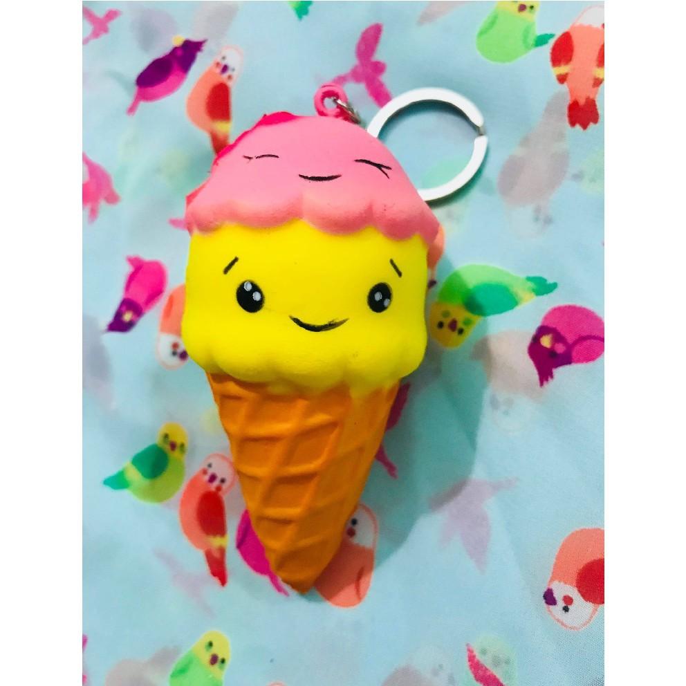 ĐỒ CHƠI SQUISHY Ốc QuẾ CẢM XÚC TẶNG KÈM MÓC KHÓA - thegioidochoi127 | squishyhaihuoc