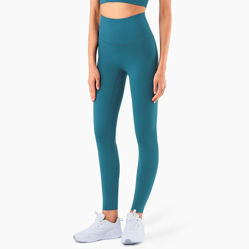 Lulu Nữ Yoga Thể Thao Đẩy Lên Liền Mạch Quần Legging Tập Gym Quần Áo Cao Cấp Thun Thông Thoáng Nhanh Khô Chạy Bộ bộ Quần Áo Thể Thao