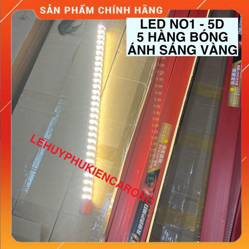 Đèn LED NO1 - 5D Đèn Vàng Cho Bối - Đèn Trắng Cho Huyết Và Bối Porm Cá, Tanning 5 hàng bóng 70cm 90cm 110cm 140cm