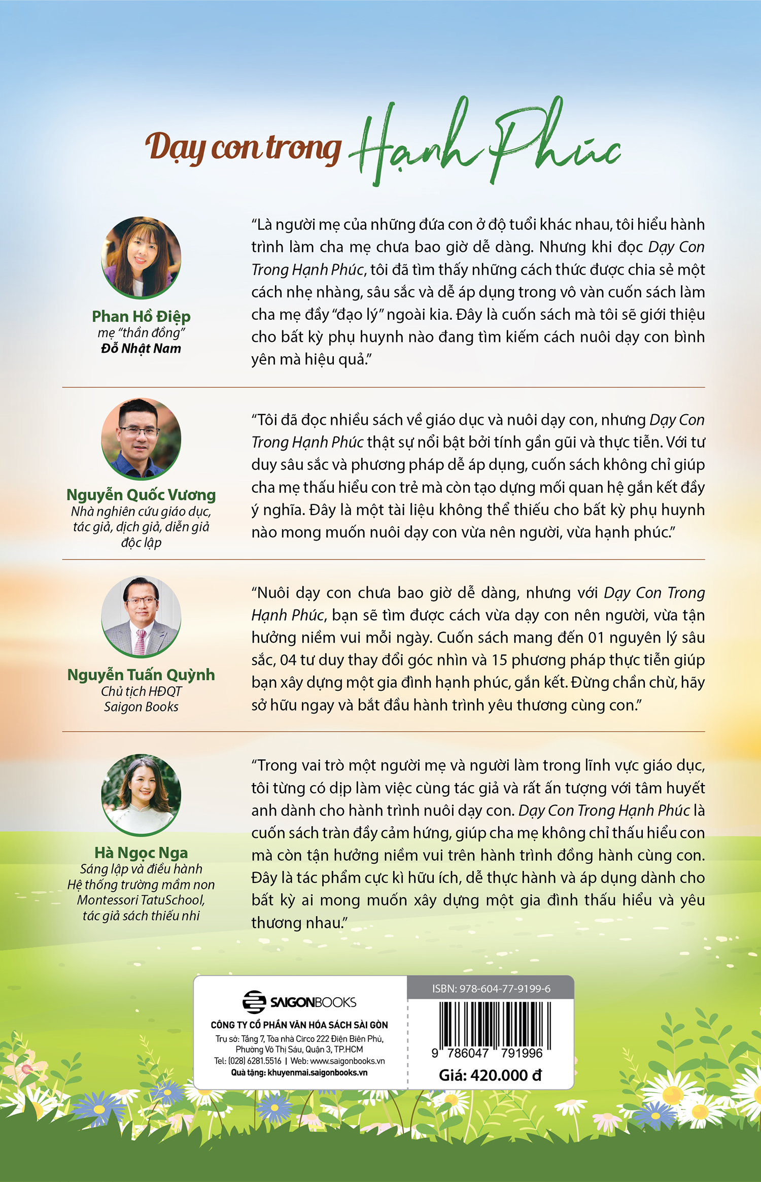 Dạy Con Trong Hạnh Phúc