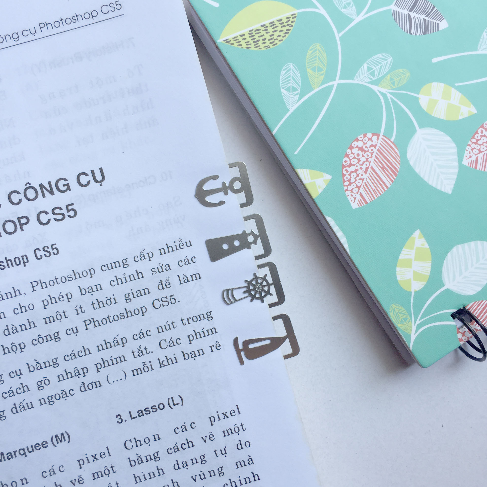 Bộ Đánh Dấu Sách BookMark Kim Loại