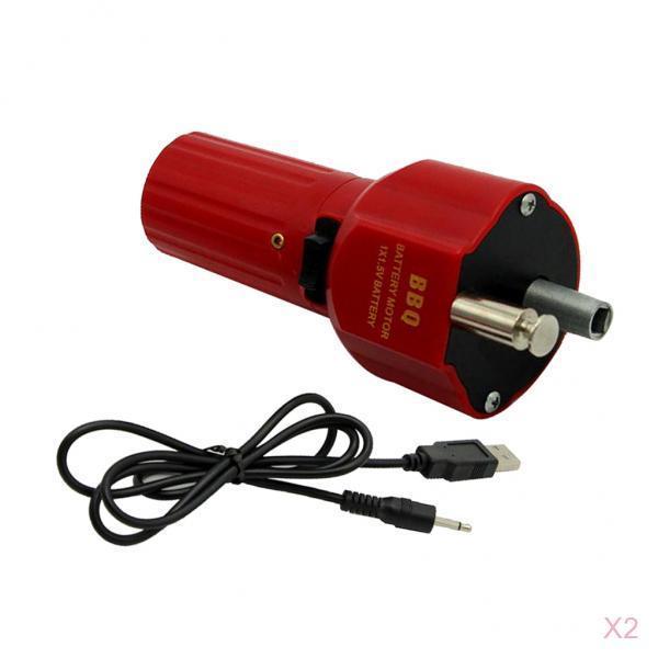2 x 5VElectric  Rotating Motor Barbecue Rotisserie Motor 4.2RPM