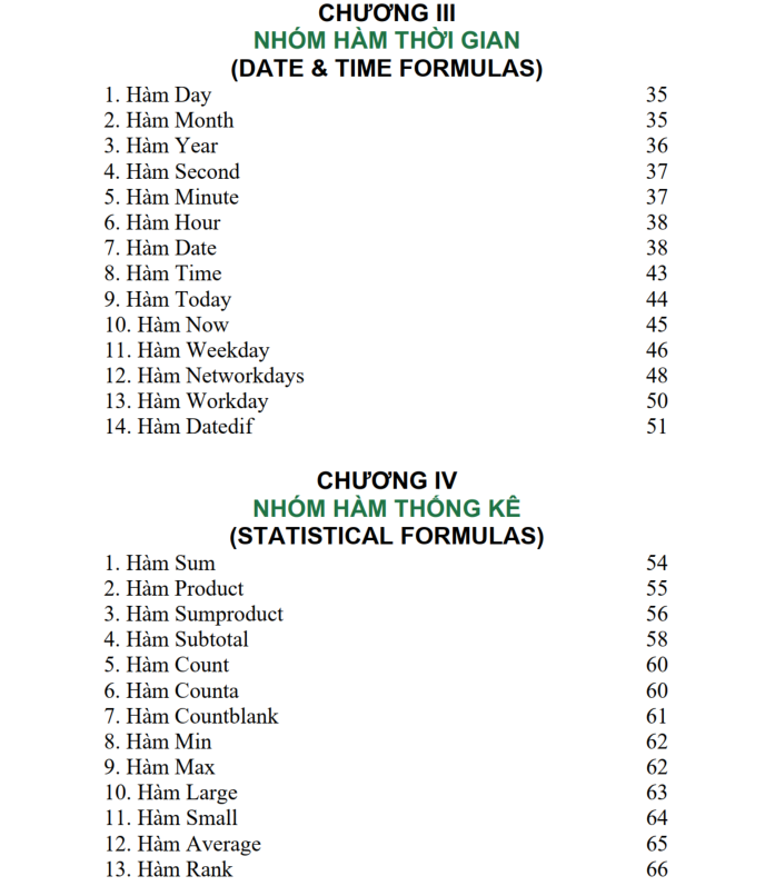 Sách 90 Hàm Excel ĐÀO TẠO TIN HỌC Ứng Dụng Văn Phòng Thông Dụng